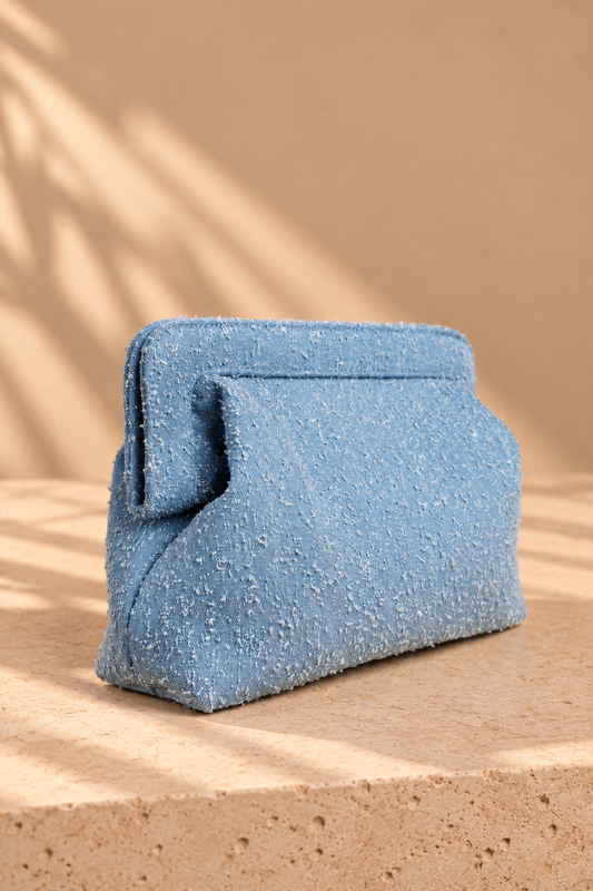 Denim Clutch