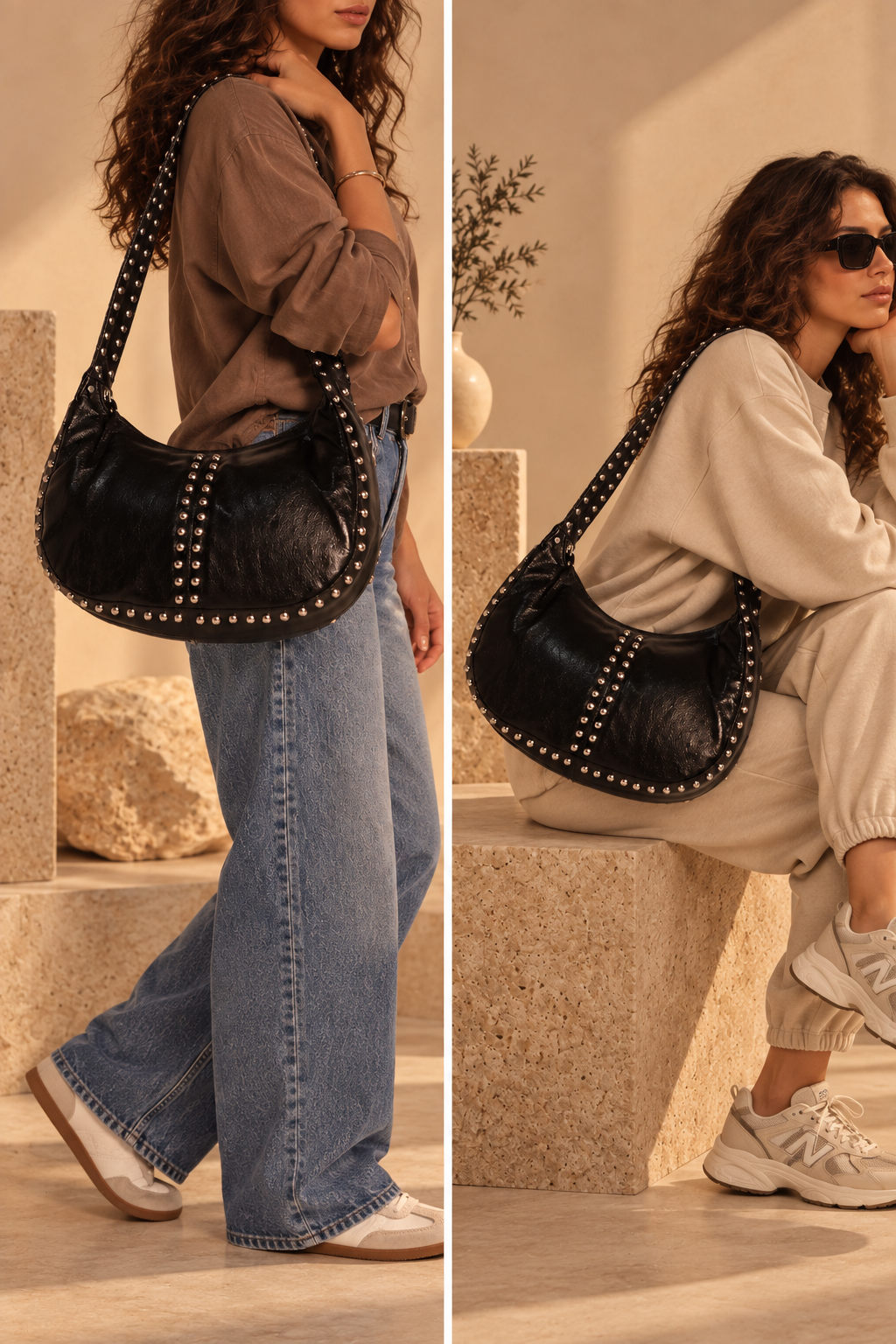 Studedge Crossbag- Black