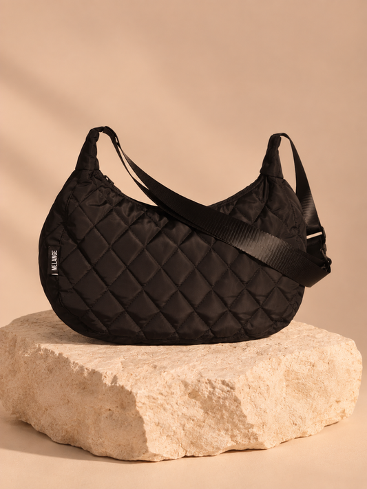 Black Puffered Bag