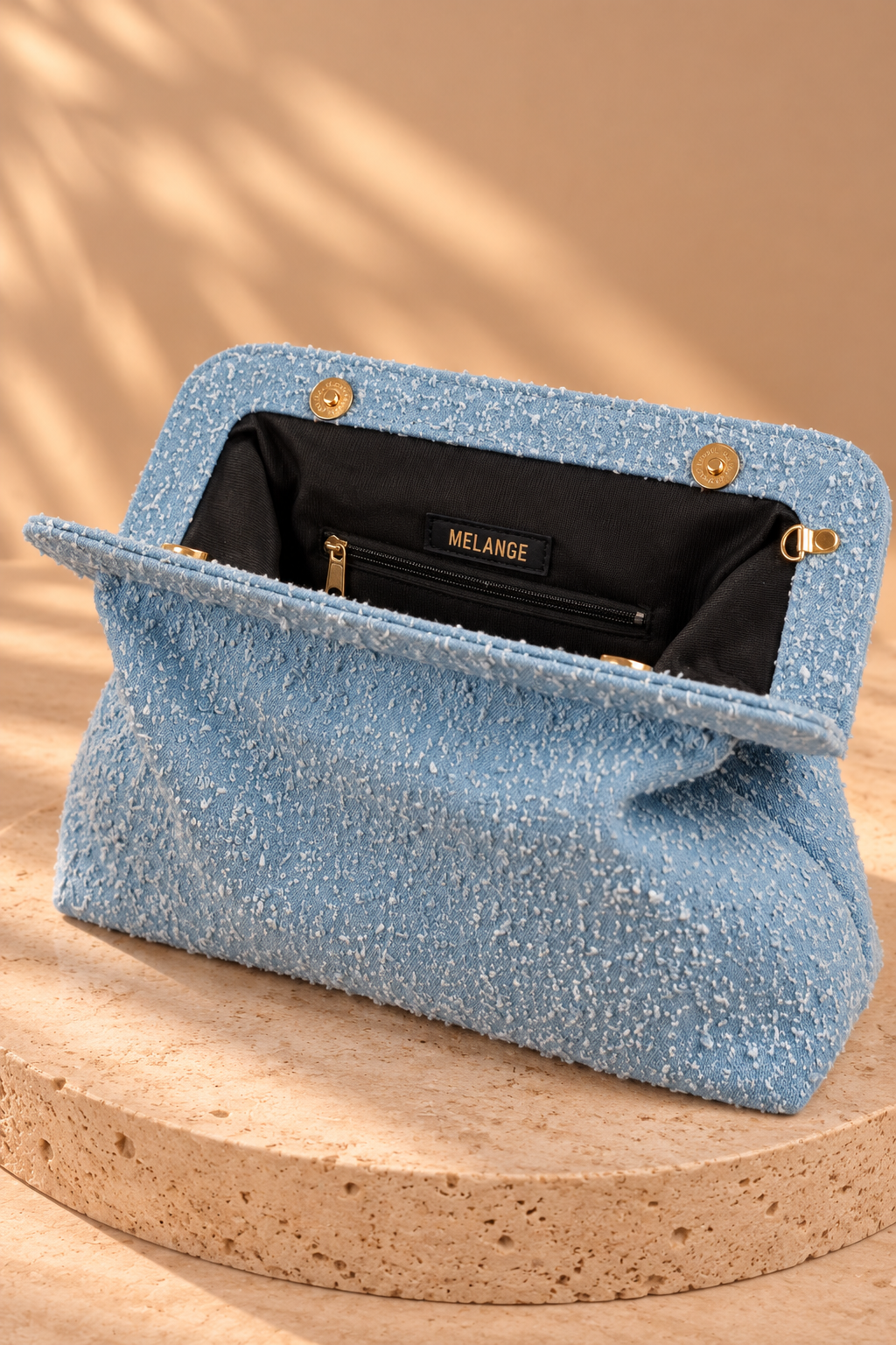 Denim Clutch