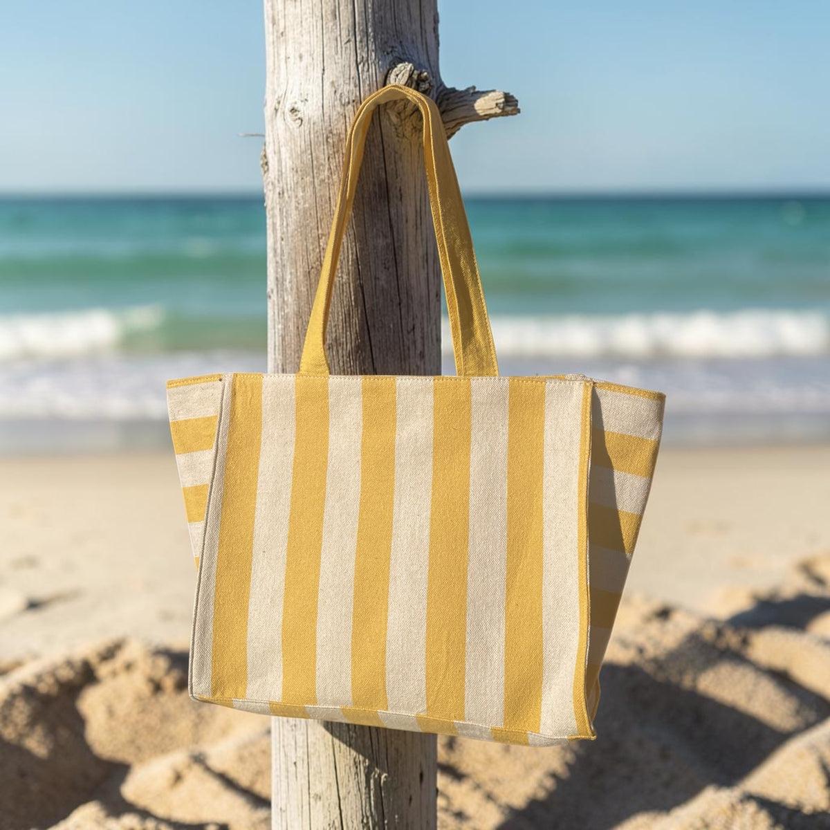 Cabana Beach Bag -Yellow