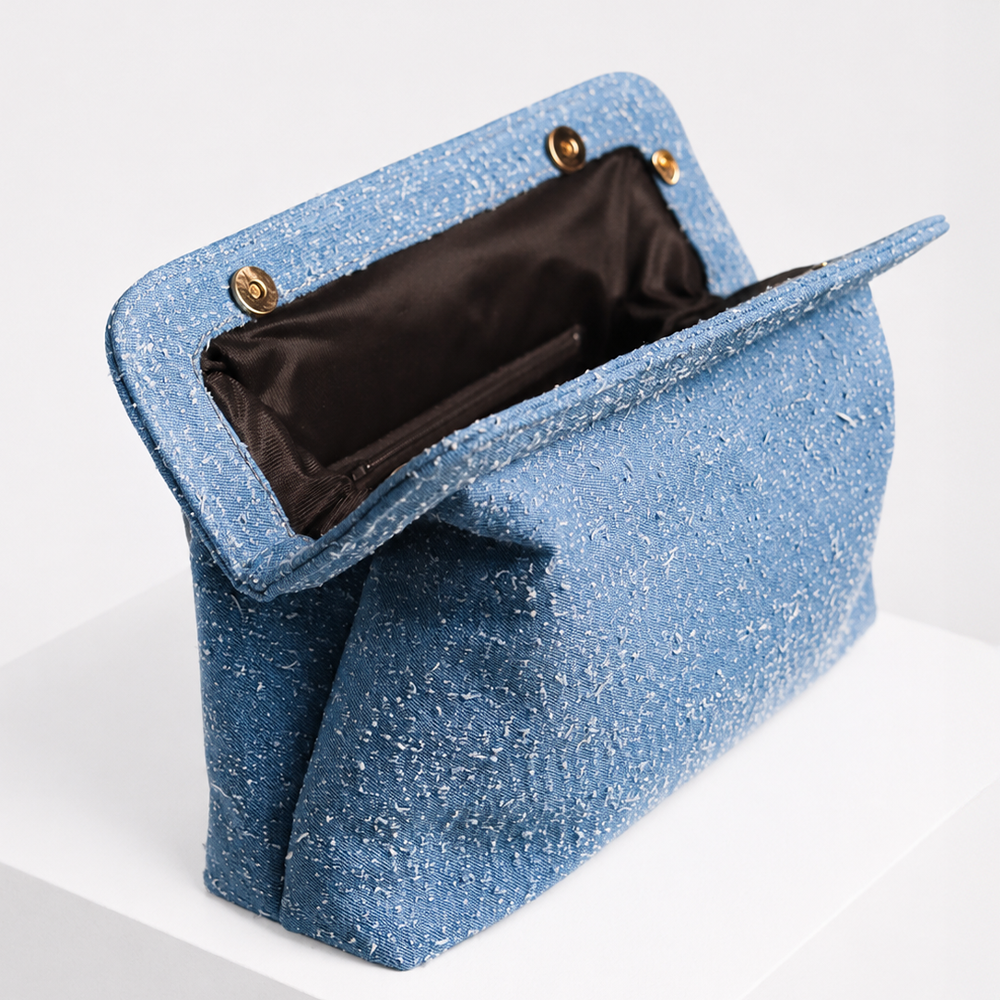 Denim Clutch